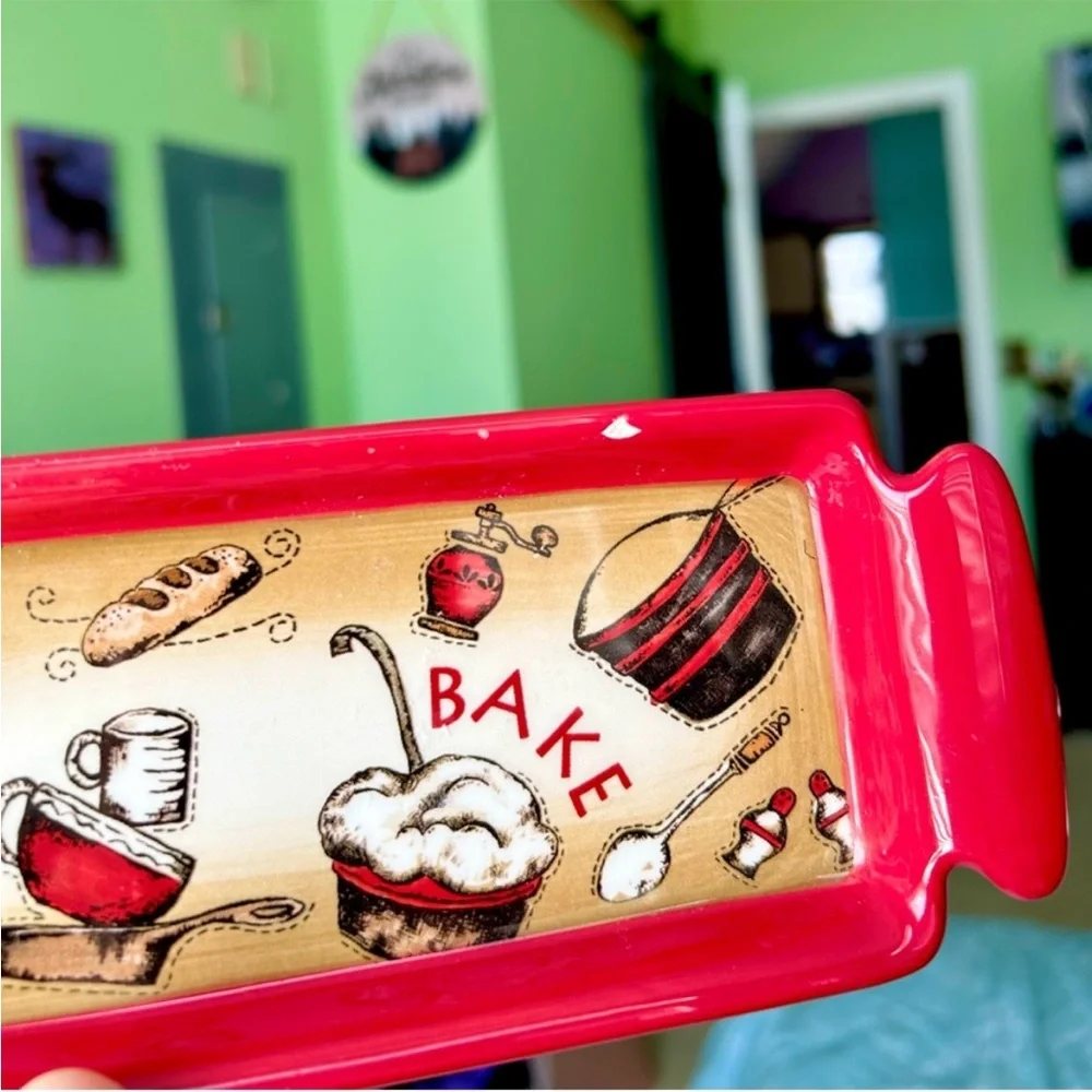Yankee Candle Ceramic Tea Coffee Cafe Bakery Tray Dish Home Decor Accent